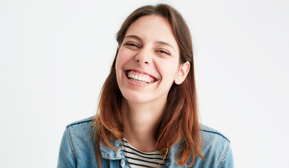 chica sonriendo